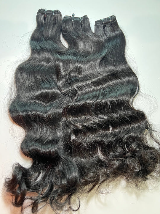 Raw South Indian Natural Wave