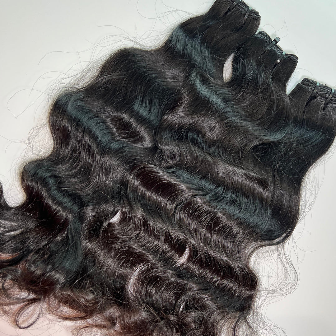 Raw South Indian Natural Wave