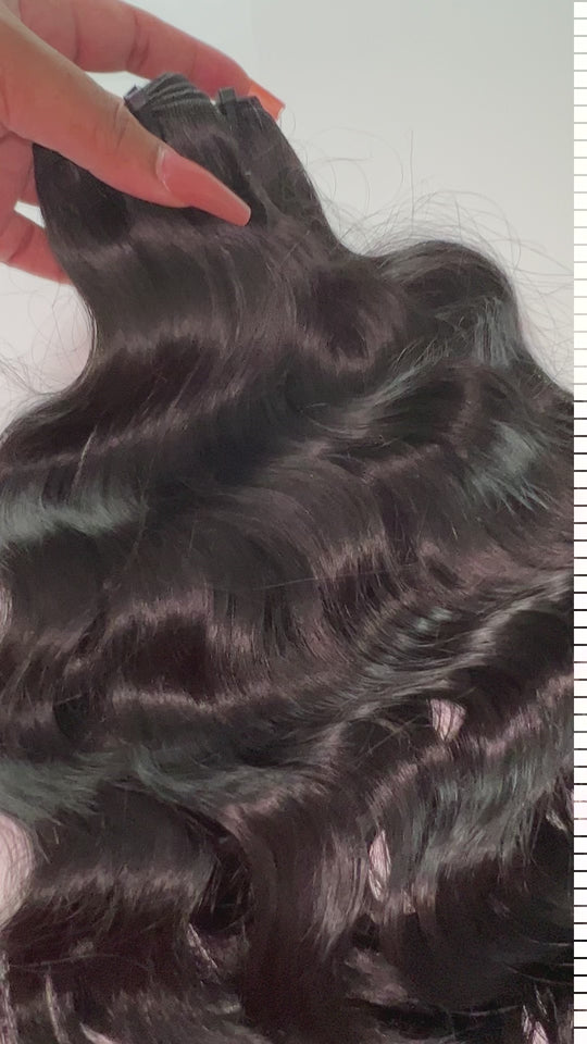 Raw South Indian Natural Wave
