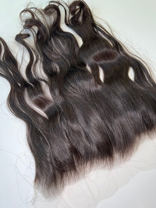 Raw Indian Natural Wave Frontal/Closure