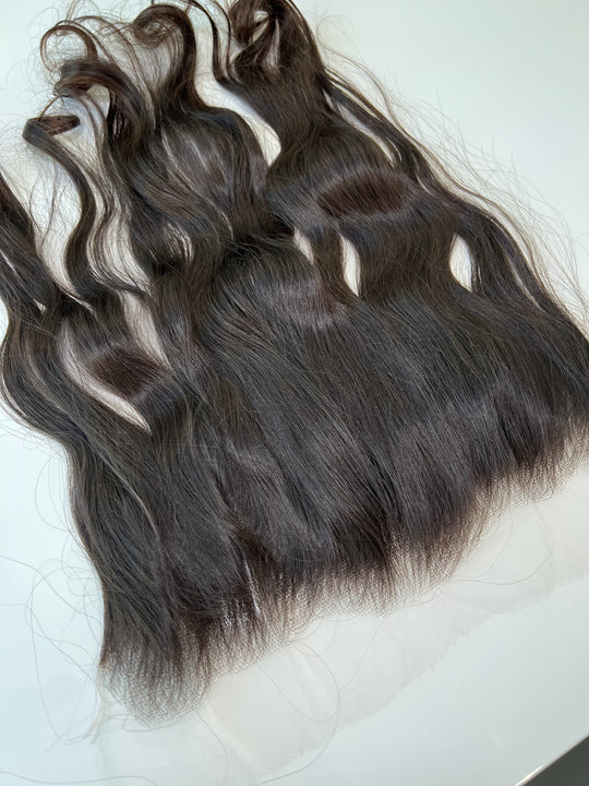 Raw Indian Natural Wave Frontal/Closure